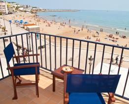 Alojamiento en primera línea de playa en Sitges