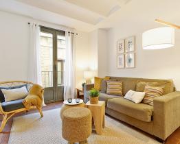 Lyxig och bekväm lägenhet i historiska Barcelona