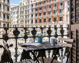Bel appartement pour court ou long séjour Plaza Catalunya 