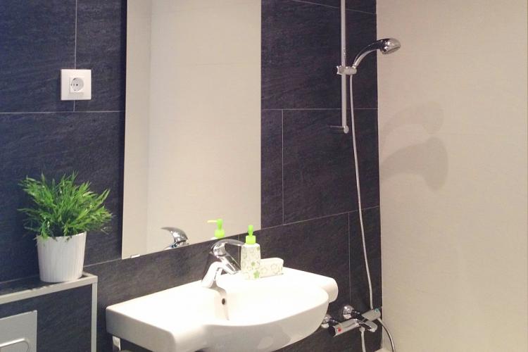 Newly refurbished bathroom.