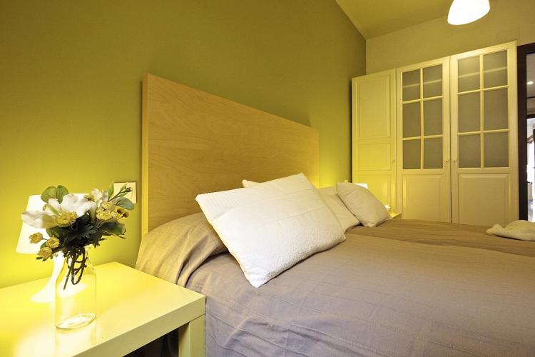 The bedrooms have plenty of storage, ideal for a long term stay