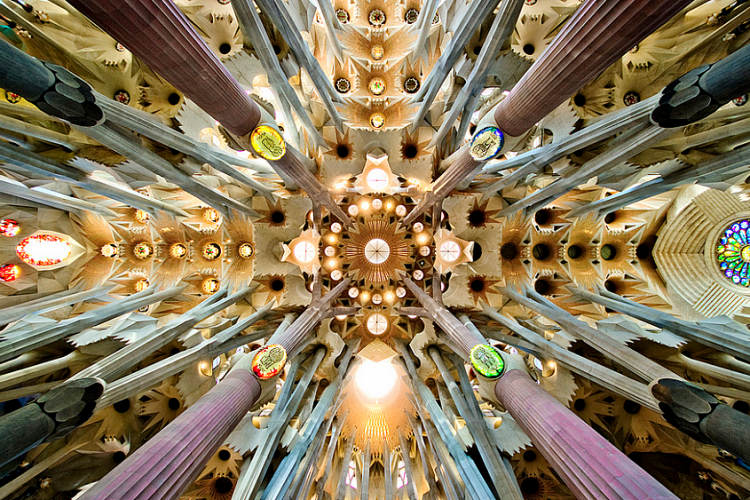 Don't forget to visit this Gaudi's masterpiece, from the inside is even more surprising