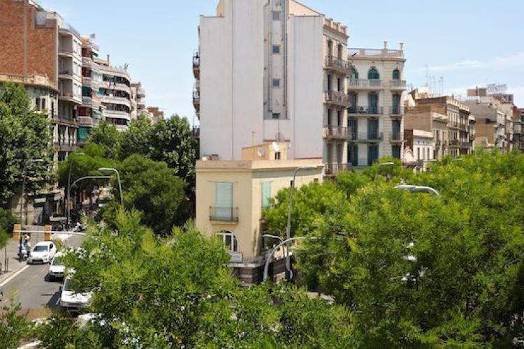 Apartment is only steps away from Plaza Espanya