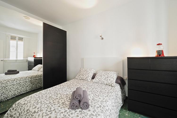In this bedroom you will be able to relax in a comfortable double bed.