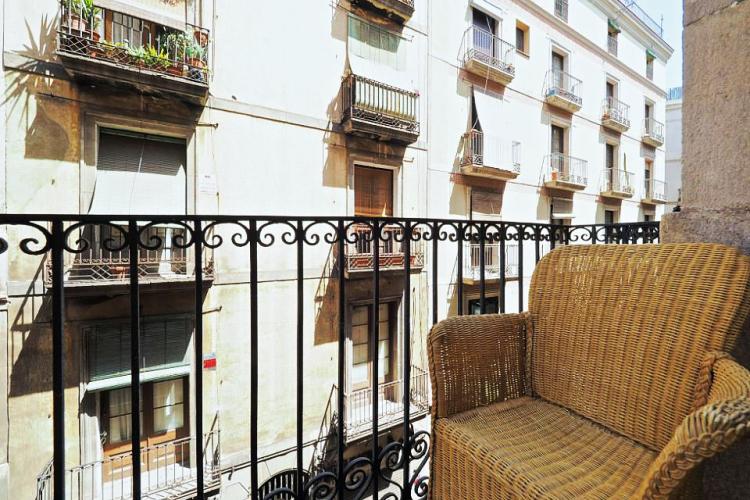 In this lovely balcony you can relax at anytime of the day.
