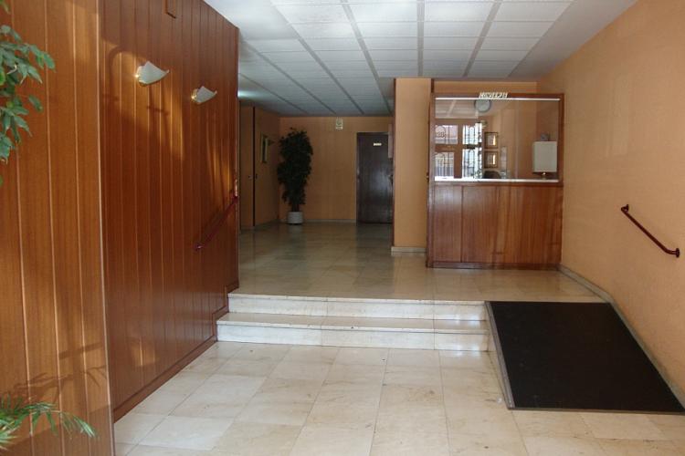 The building has a clean and inviting reception area.