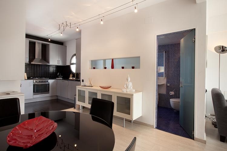 Espectacular piso en el centro de Barcelona.